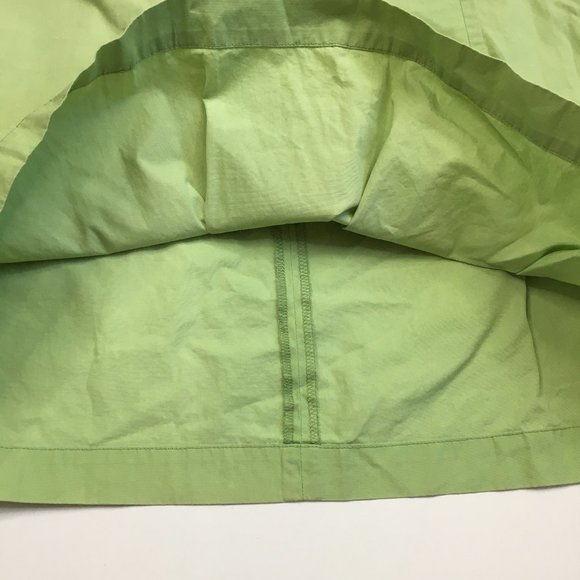 VANESSA BRUNO Athe France Green/Lime Pleated Detailing A Line Skirt - Picture 6 of 8